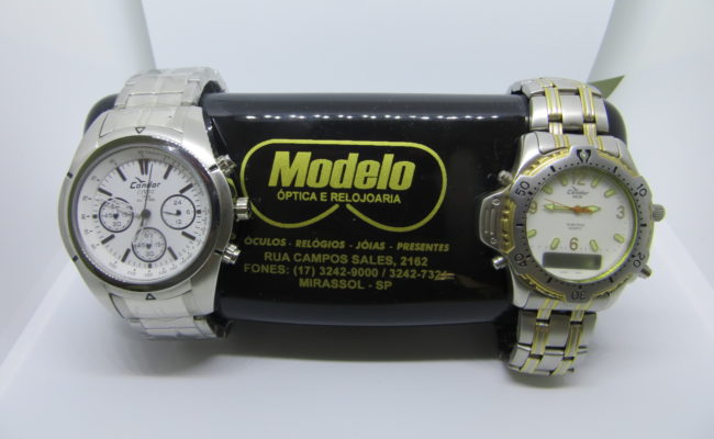 Óptica Modelo - relógios em oferta (foto: loja)