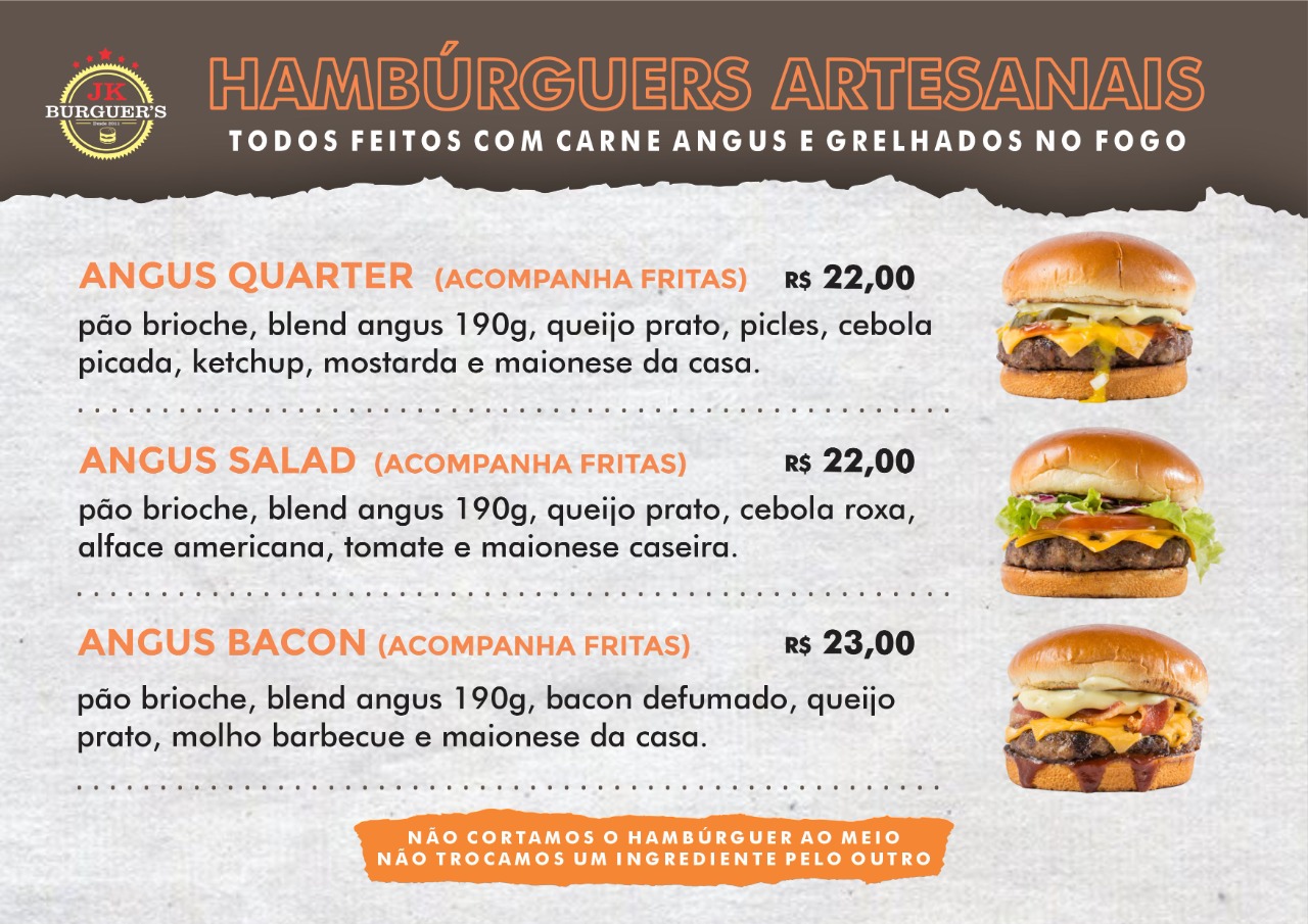Hambúrguer Brasileiro Cardápio - Delivery de Hamburguer em Novo Gama