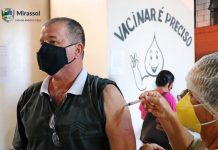 Vacinação em Mirassol-SP. Foto: PMM.